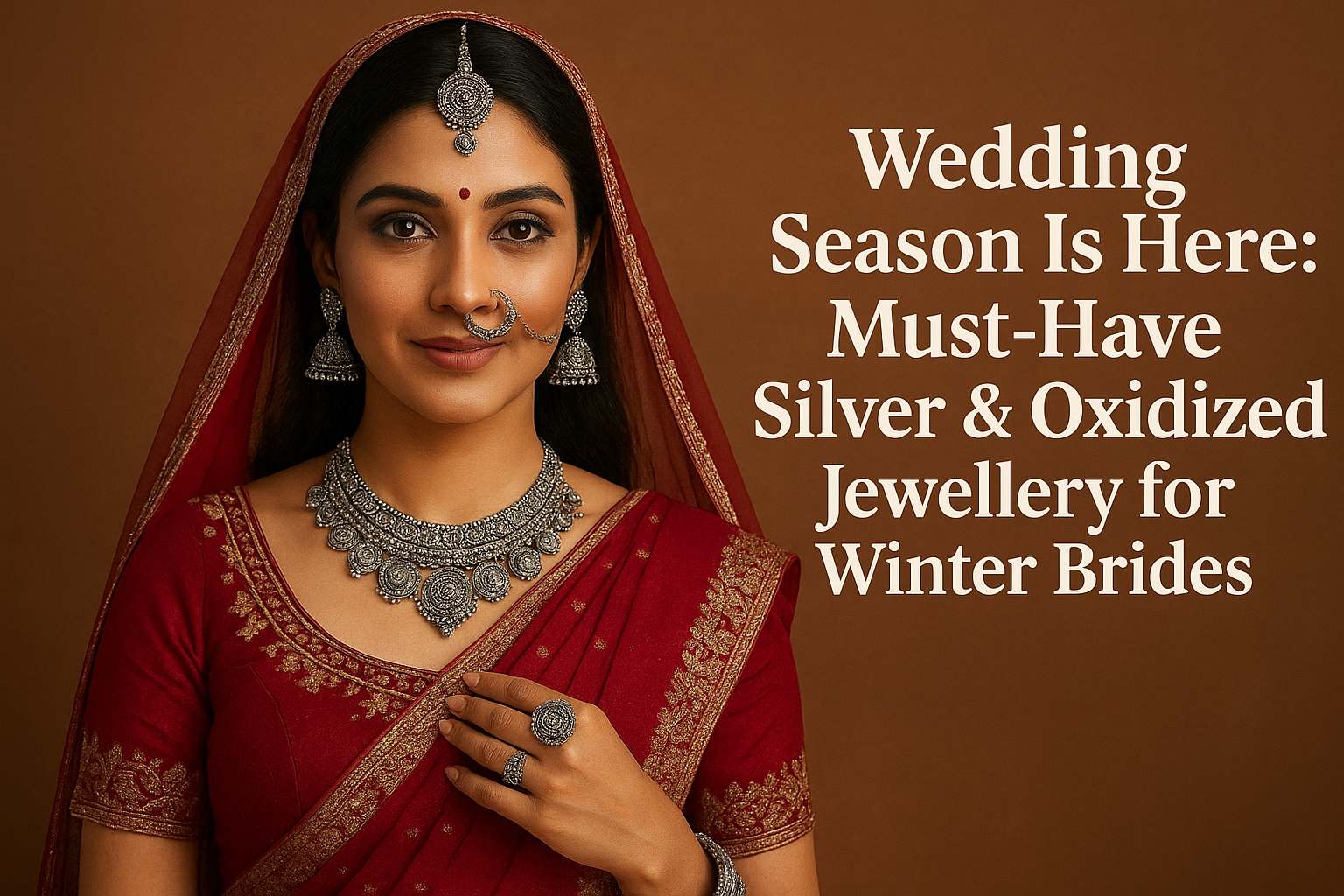 Wedding Season Is Here: Must-Have Silver & Oxidized Jewellery for Winter Brides