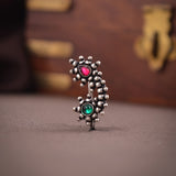 Oxidized Nath - Traditional Elegance with a Vintage Charm