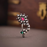 Oxidised Traditional Kolhapuri Nath
