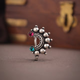 Oxidized Plain Ball Stone Nath
