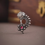 Oxidized Nath - Traditional Elegance with a Vintage Charm
