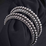 Oxidised Leaf Bangles