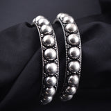 Oxidized Round Ball Bangles