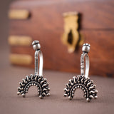 Half Round Oxidised Bugdi