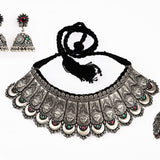 Embrace Timeless Elegance with Our Stunning Oxidised Chokar Collection