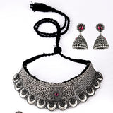 Embrace Timeless Elegance with Our Stunning Oxidised Chokar Collection