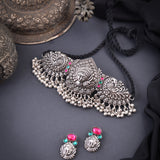 Embrace Timeless Elegance with Our Stunning Oxidised Chokar Collection