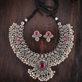 Oxidised Kolhapuri Saaj Necklace
