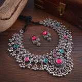 Oxidised Kolhapuri Saaj Necklace
