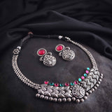 Oxidised Delicate Necklace