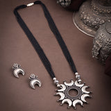 Oxidised Chand Statement Mangalsutra