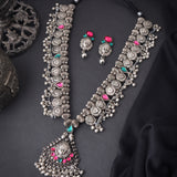 Oxidized Kolhapuri Saaj Long Necklace