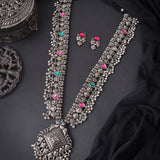 Oxidized Kolhapuri Saaj Long Necklace