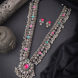 Oxidized Kolhapuri Saaj Long Necklace
