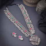 Oxidized Kolhapuri Saaj Long Necklace