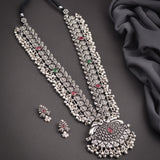 Kolhapuri Saaz Oxidised Necklace