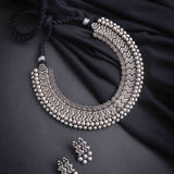 Oxidized Kolhapuri Wajratika Traditional Necklace