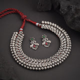 Oxidized Kolhapuri Wajratika Traditional Necklace