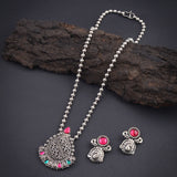Oxidised Chain With Pendant