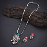 Oxidised Chain With Pendant