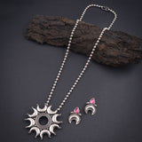 Oxidised Chain With Pendant