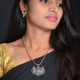 Oxidised Chain With Pendant