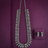 Oxidised Temple Long Necklace
