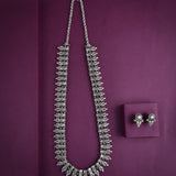 Oxidised Temple Long Necklace