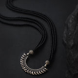 Oxidised Half Round Mangalsutra