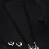Oxidised Chandrakor Mangalsutra
