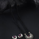 Oxidised Chandrakor Mangalsutra