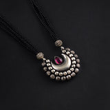 Oxidised Chandrakor Mangalsutra