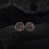 Oxidised Rose Flower Design 18 Inches Mangalsutra