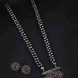 Oxidised Two Layer 2 Pendant 24 inches Mangalutra