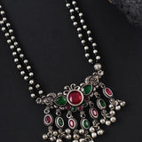 Oxidised Tanmani Stone 24 Inches Mangalsutra