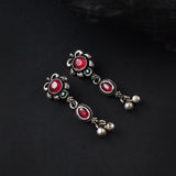 Oxidised Tanmani Stone 24 Inches Mangalsutra