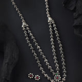 Oxidised Two Layer Kolhapuri Javmani and Pendant Necklacce