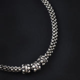 Oxidised Three Beads Kolhapuri Thushi