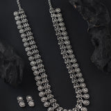 Oxidised Long Kolhapuri Necklace