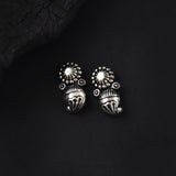 Oxidised Kolhapuri Mango Shape Motif Design Necklace