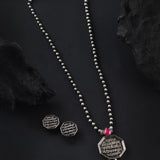 Oxidised Rajmudra 18 Inches Mangalsutra