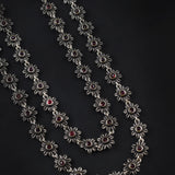 Oxidised Kolhapuri Two Layer Bakuli Haar