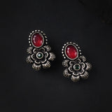 Oxidised Kolhapuri Two Layer Bakuli Haar