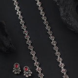 Oxidised Kolhapuri Single Layer Bakuli Haar