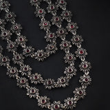 Oxidised Kolhapuri 3 Layer Bakuli Haar