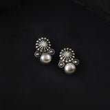 Oxidised Two Layer Ethnic Round Boll Long Mala