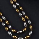 Oxidised Kolhapuri 2 Layer Dual tone Bormala Necklace