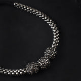 Oxidised Kolhapuri 3 Beads Thushi