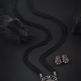 Oxidised Round Long 30 Inches Mangalsutra