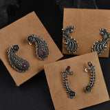 Earrings Set – Oxidized Silver Love Edit